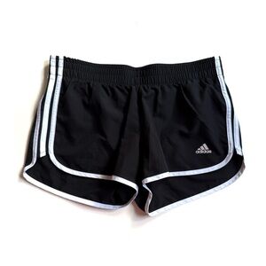 Adidas Women's Black Marathon 20 M3" Shorts Med NWT
